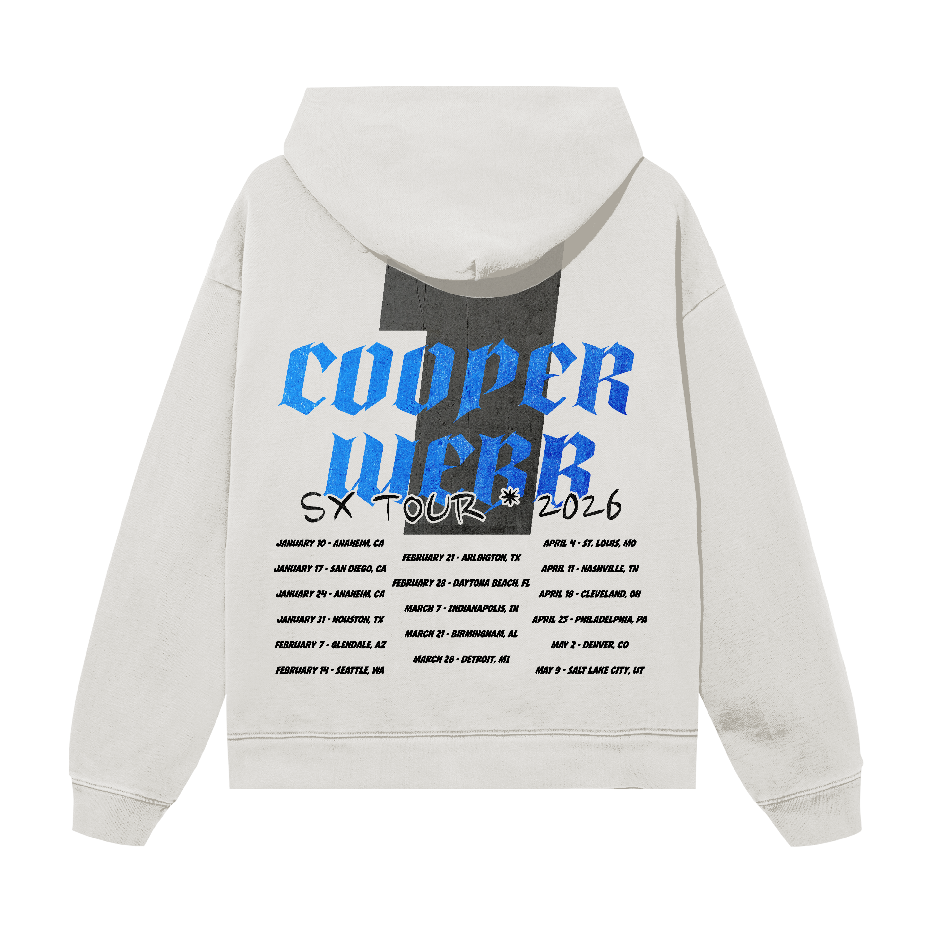 " THE CHAMP "TOUR HOODIE