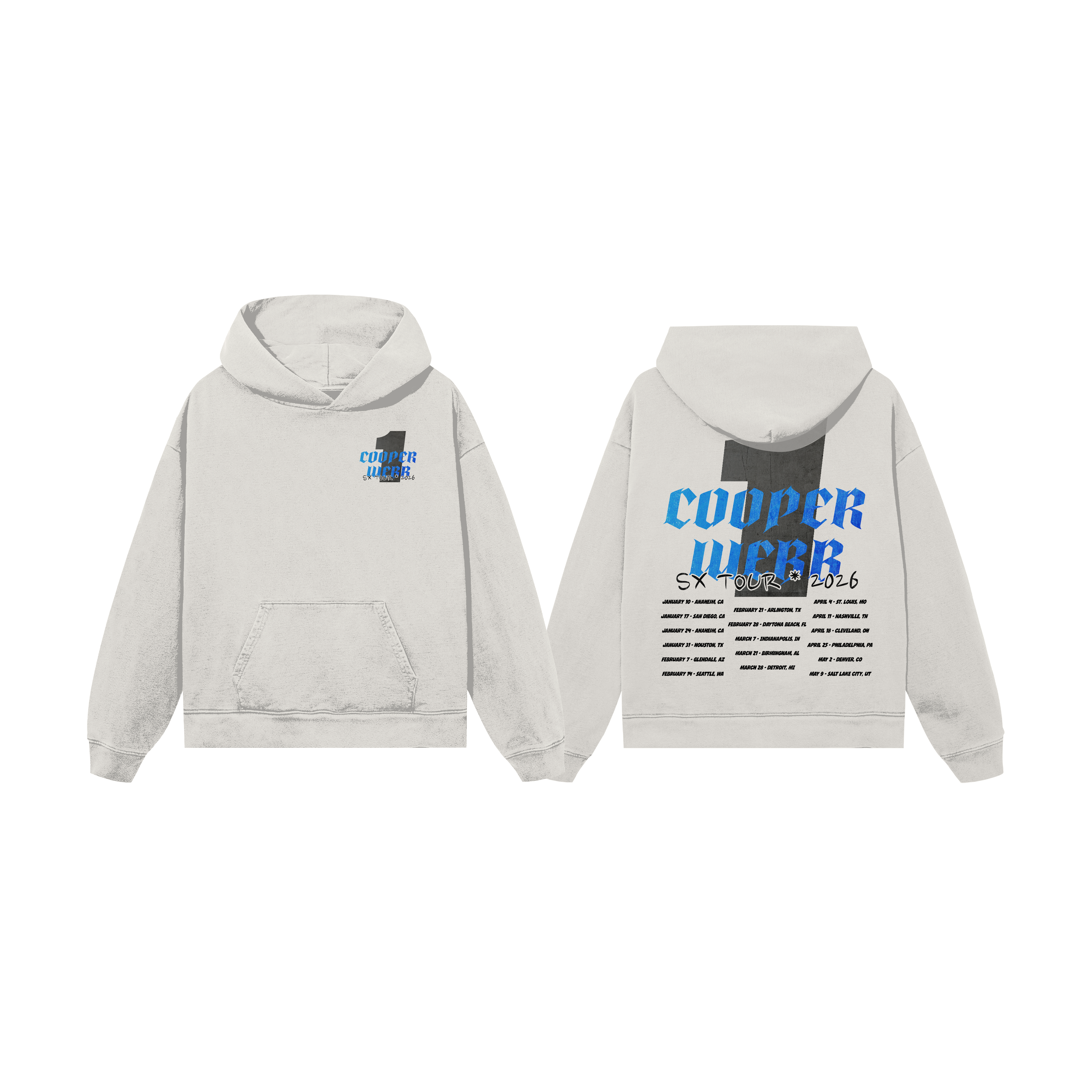 " THE CHAMP "TOUR HOODIE