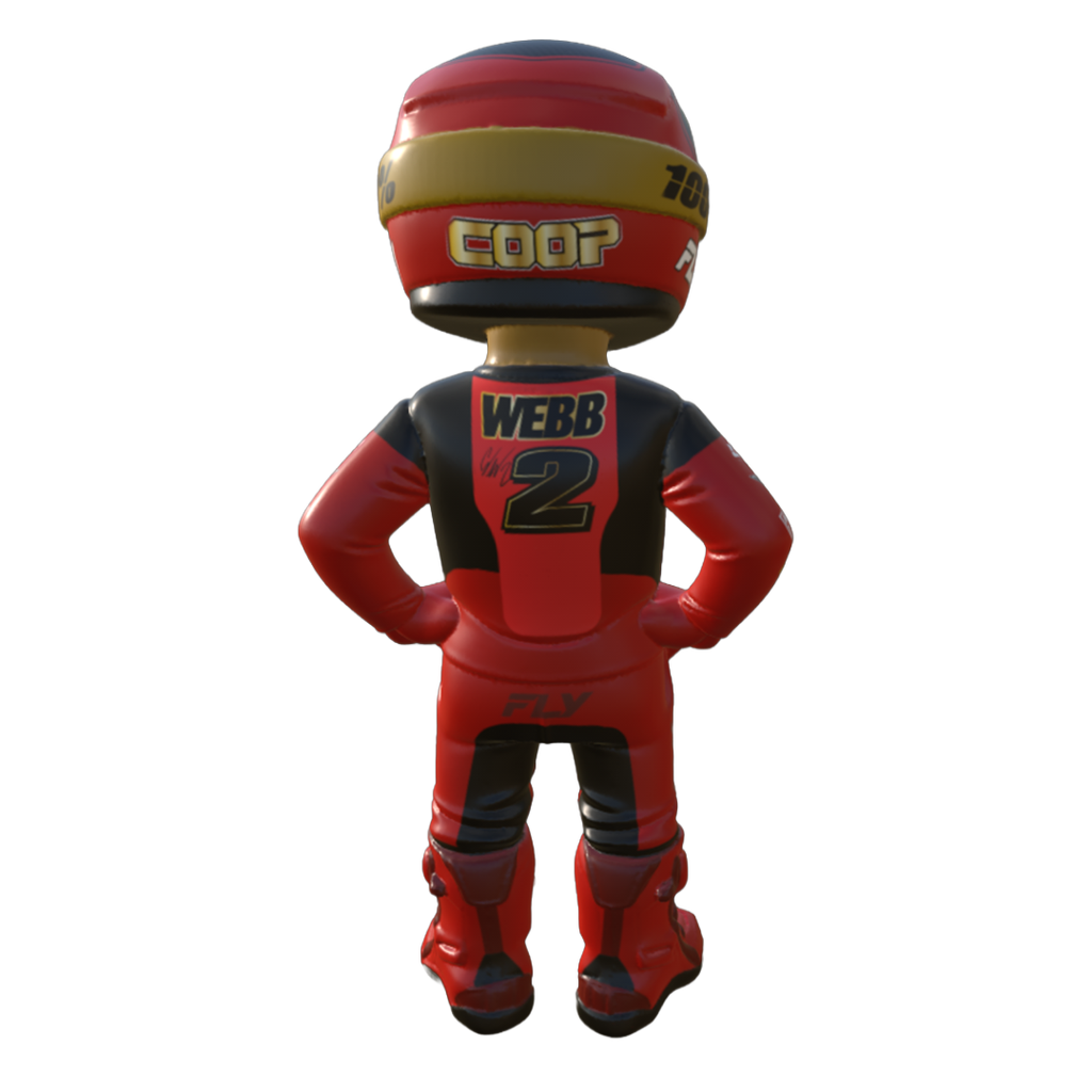 HAND SIGNED: Limited-Edition Cooper Webb Collectible Action Figure