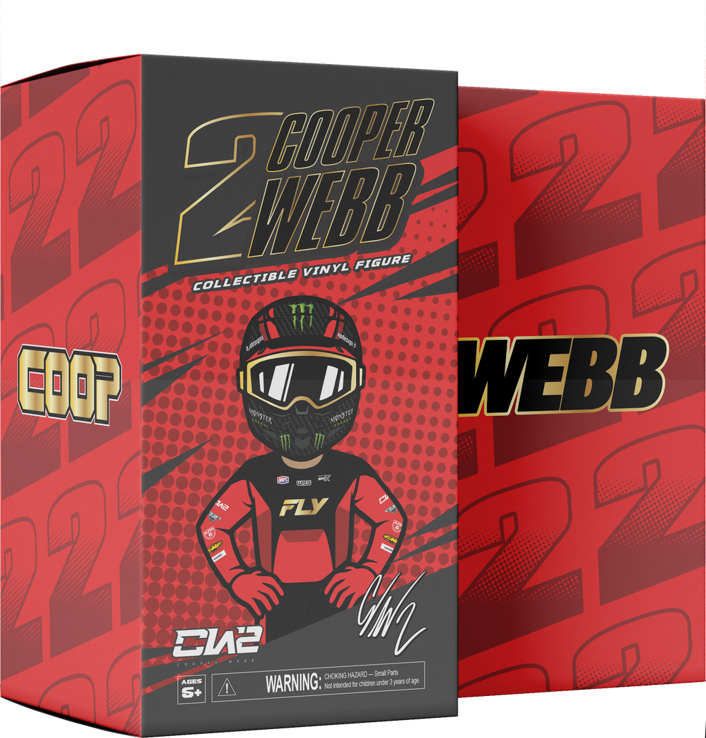 HAND SIGNED: Limited-Edition Cooper Webb Collectible Action Figure