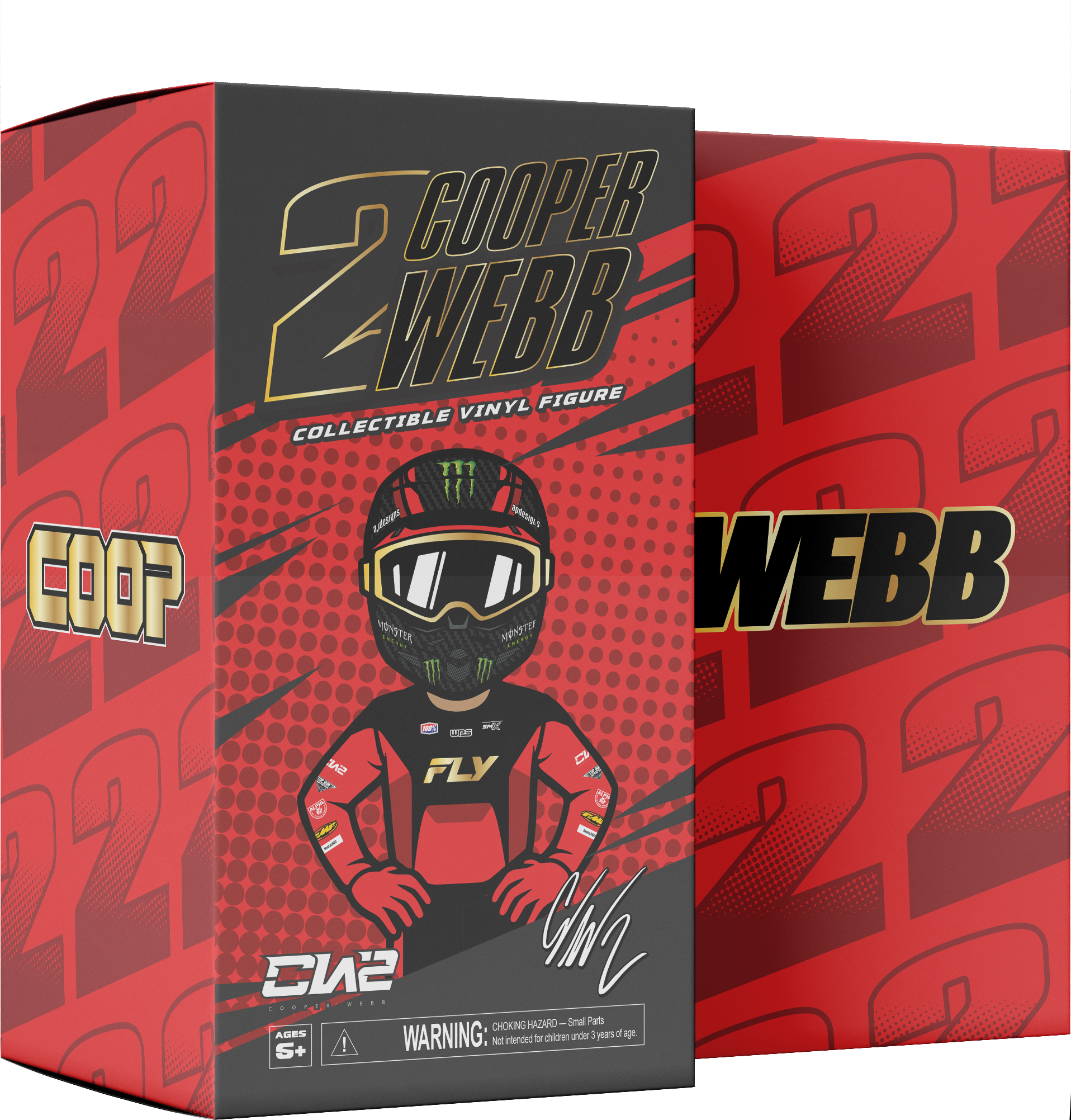 HAND SIGNED: Limited-Edition Cooper Webb Collectible Action Figure