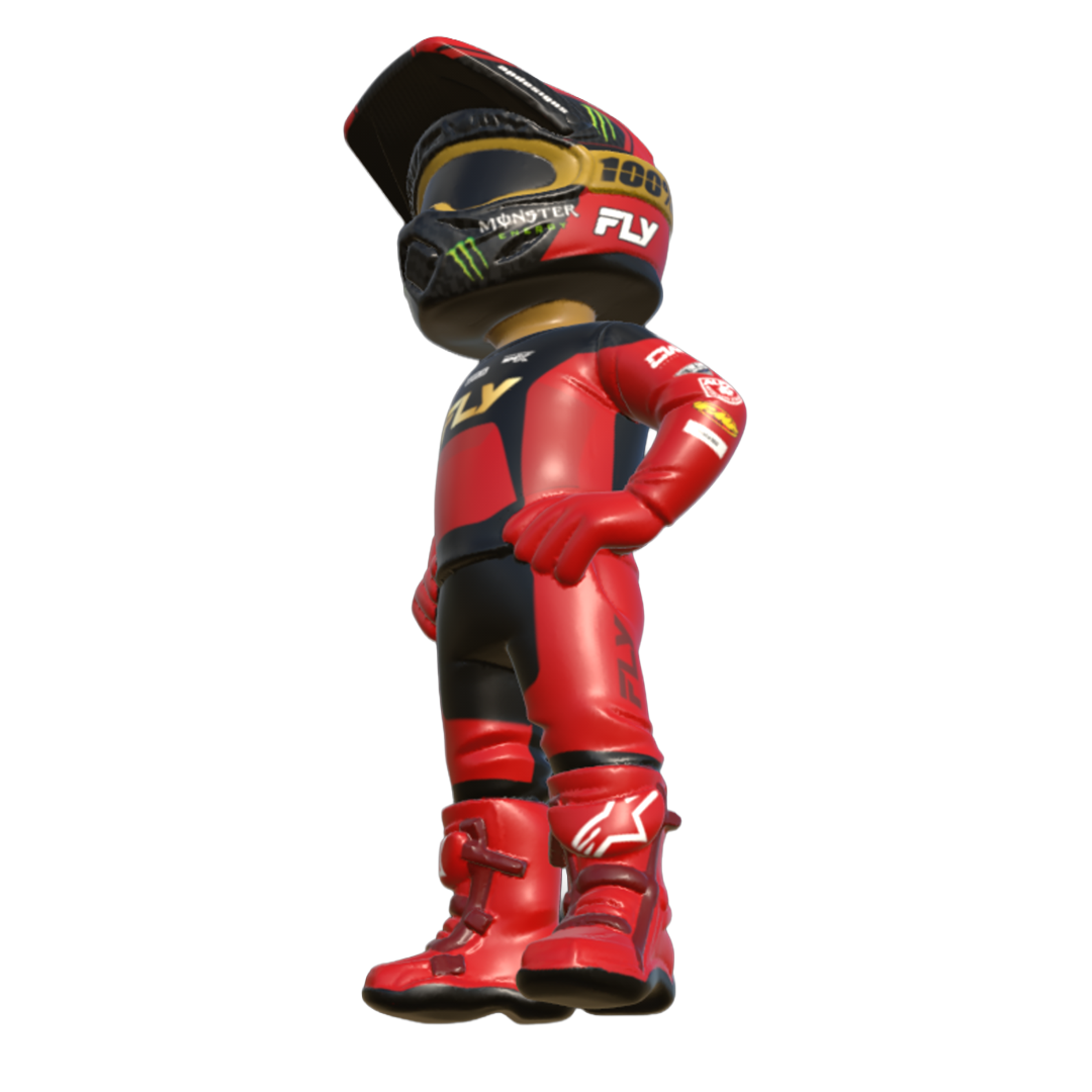 HAND SIGNED: Limited-Edition Cooper Webb Collectible Action Figure